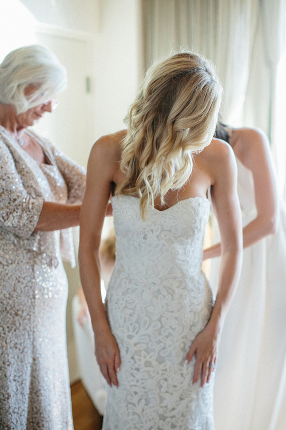 Lace wedding dress