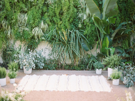 Modern LA wedding