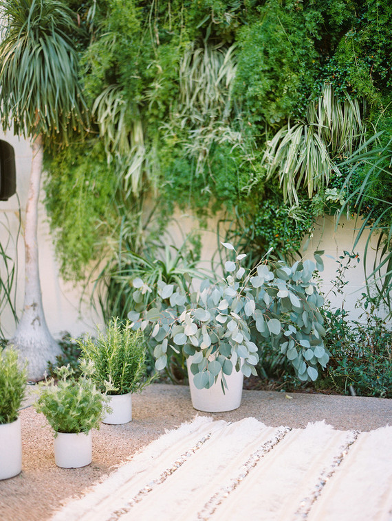 Modern LA wedding