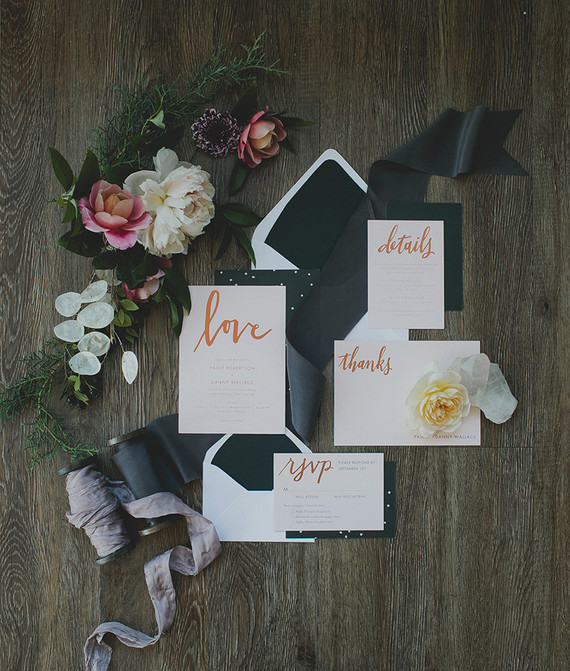 Winter wedding invitations