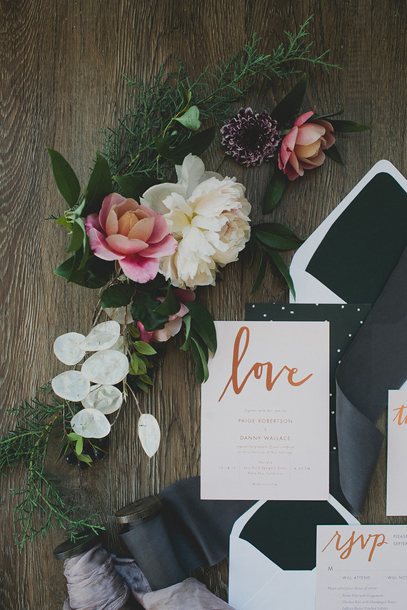 Winter wedding invitations