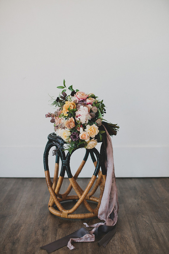 Winter bridal bouquet