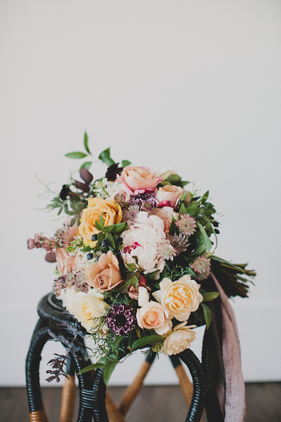 Winter bridal bouquet