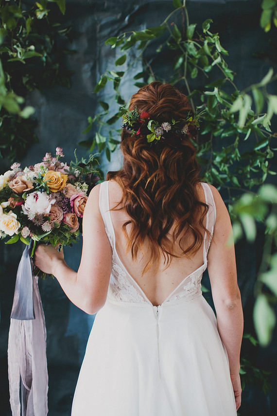 Winter bridal bouquet