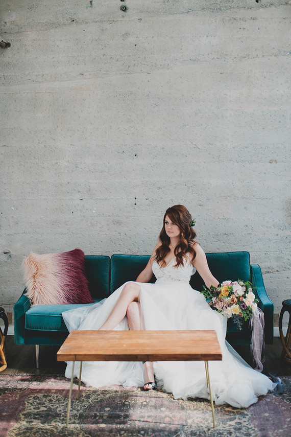 Modern wedding lounge