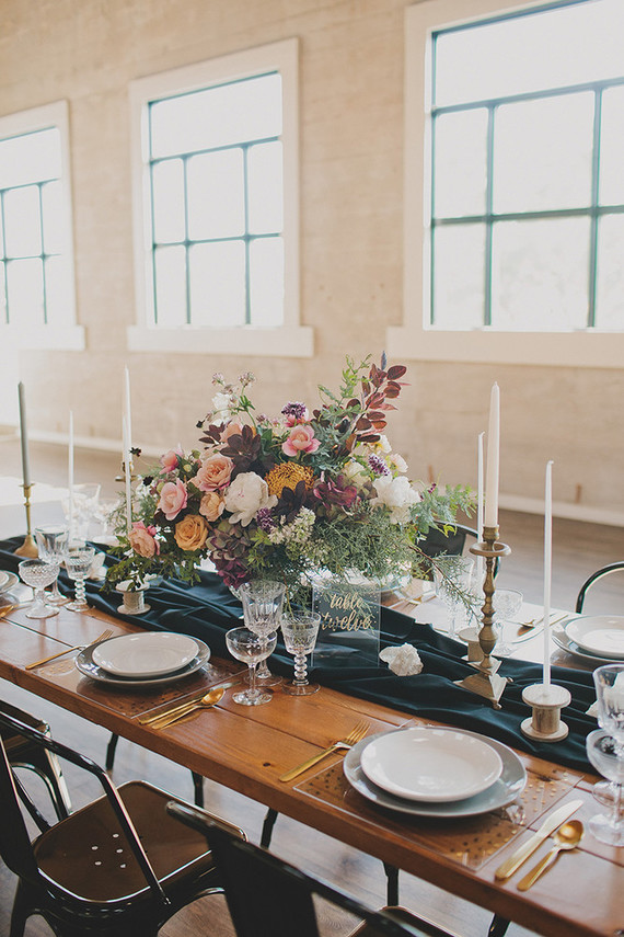 Industrial modern wedding ideas