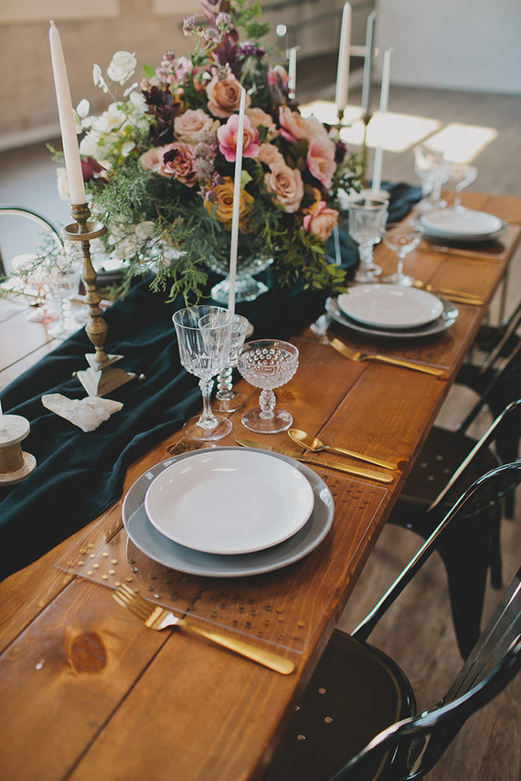 Industrial modern wedding ideas