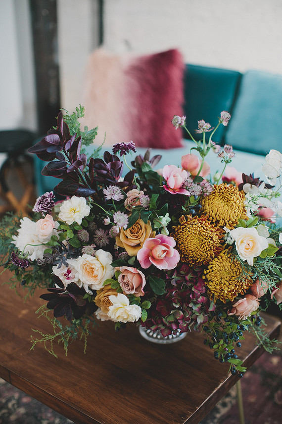Winter wedding flowers