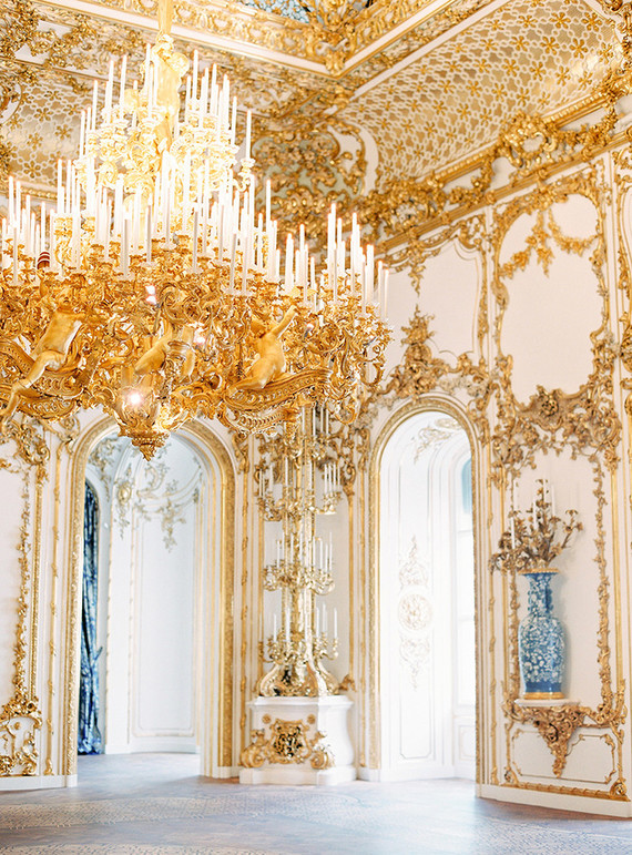 Elegant Marie Antoinette inspired wedding