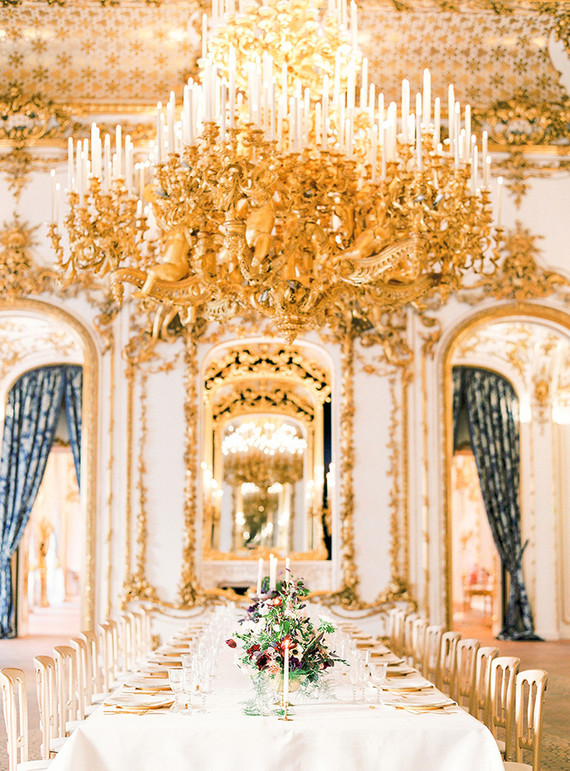 Elegant Marie Antoinette inspired wedding
