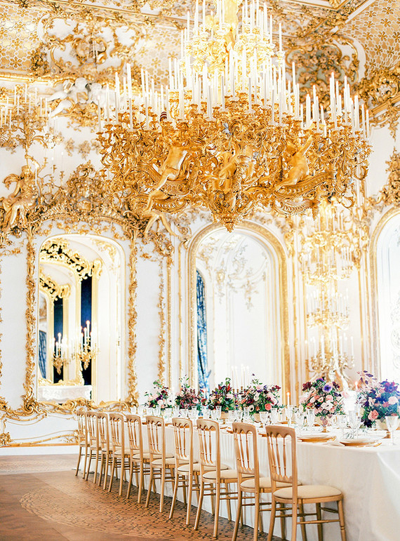 Elegant Marie Antoinette inspired wedding
