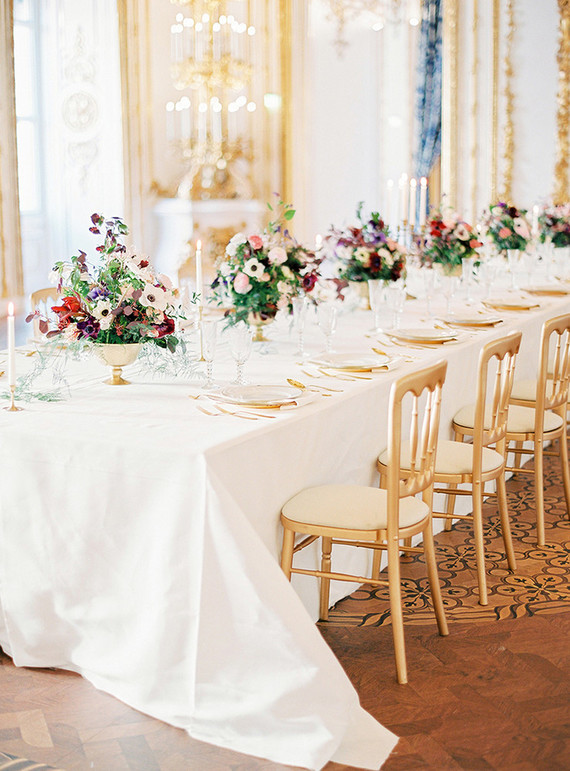 Elegant Marie Antoinette inspired wedding