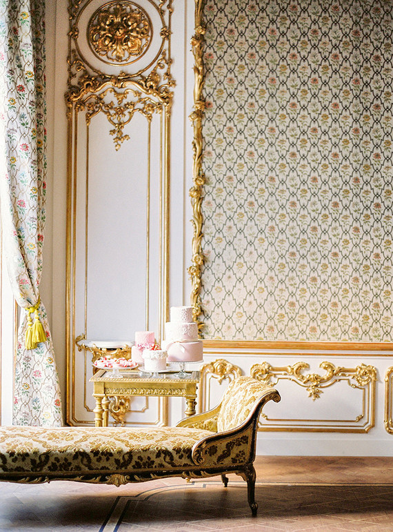 Elegant Marie Antoinette inspired wedding