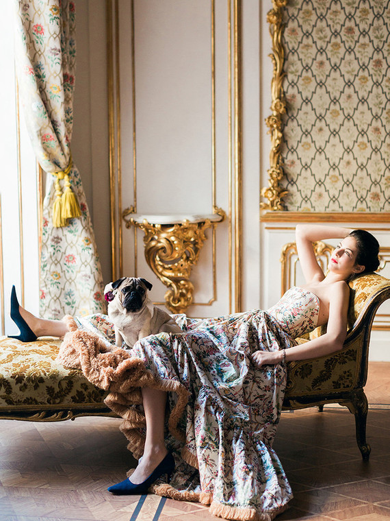 Elegant Marie Antoinette inspired wedding