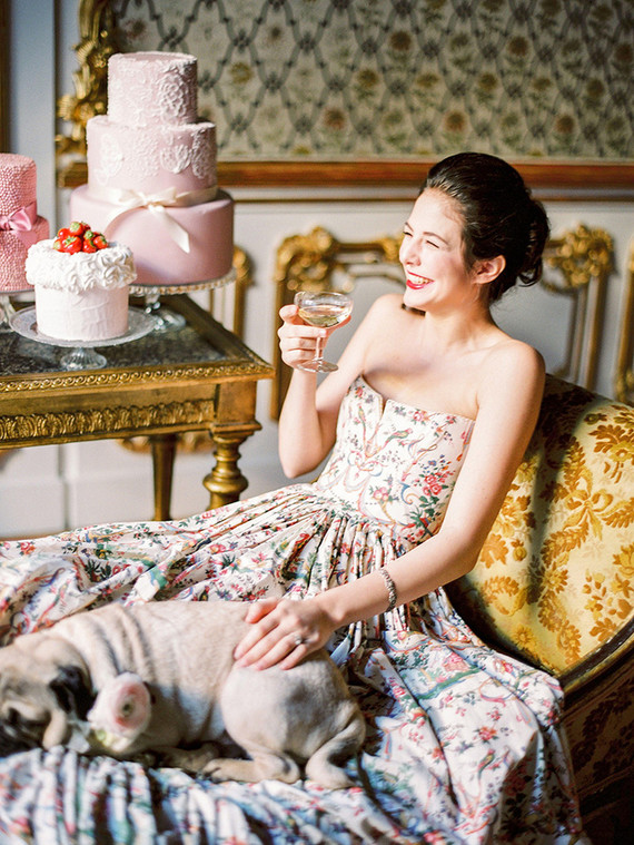 Elegant Marie Antoinette inspired wedding