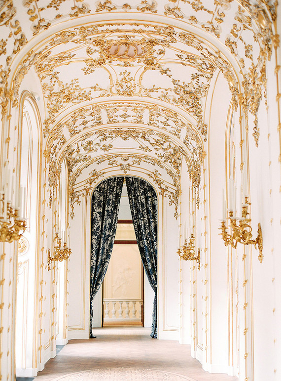 Elegant Marie Antoinette inspired wedding