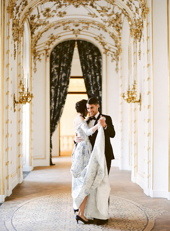 Elegant Marie Antoinette inspired wedding