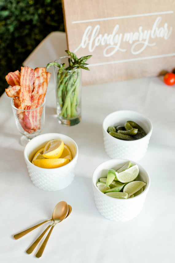 Bloody Mary holiday cocktail bar