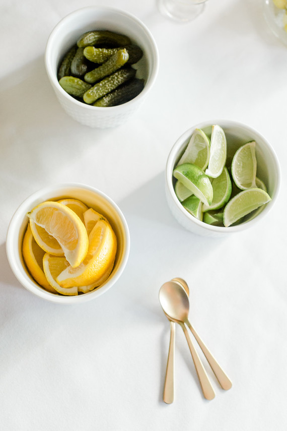 Bloody Mary holiday cocktail bar