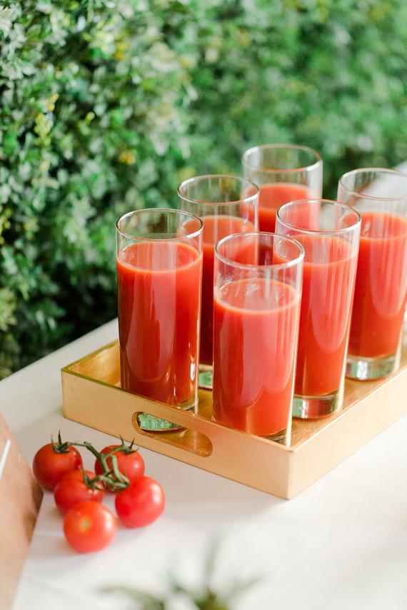 Bloody Mary holiday cocktail bar