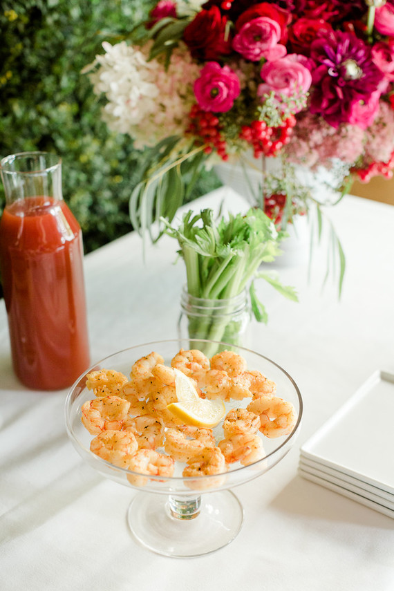 Bloody Mary holiday cocktail bar