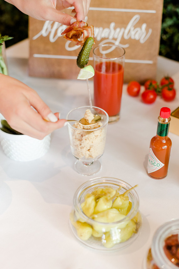 Bloody Mary holiday cocktail bar