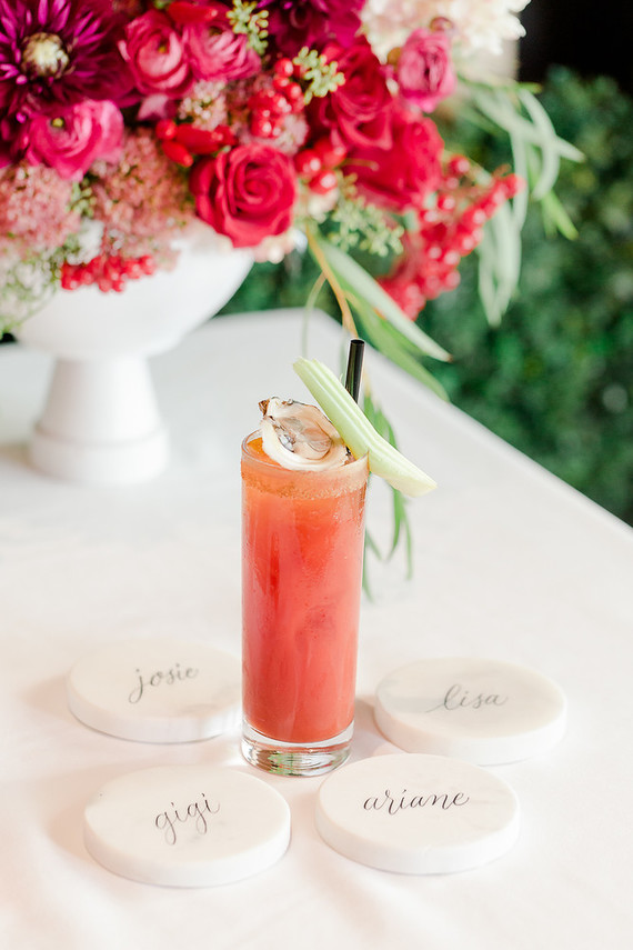 Bloody Mary holiday cocktail bar