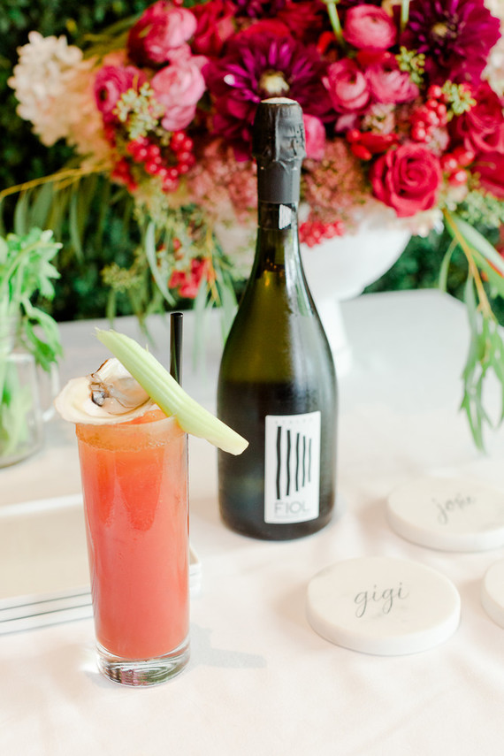 Bloody Mary holiday cocktail bar