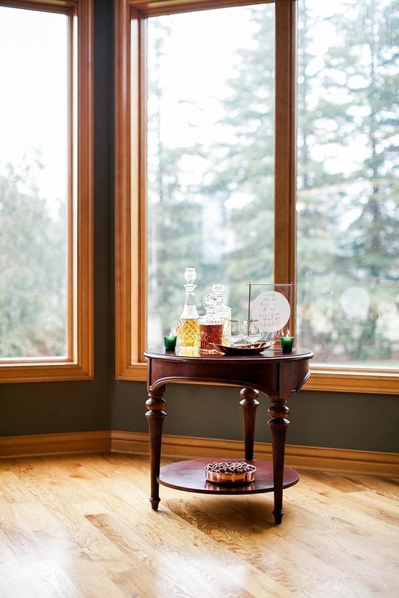 Winter wedding cocktails