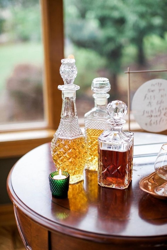 Winter wedding cocktails