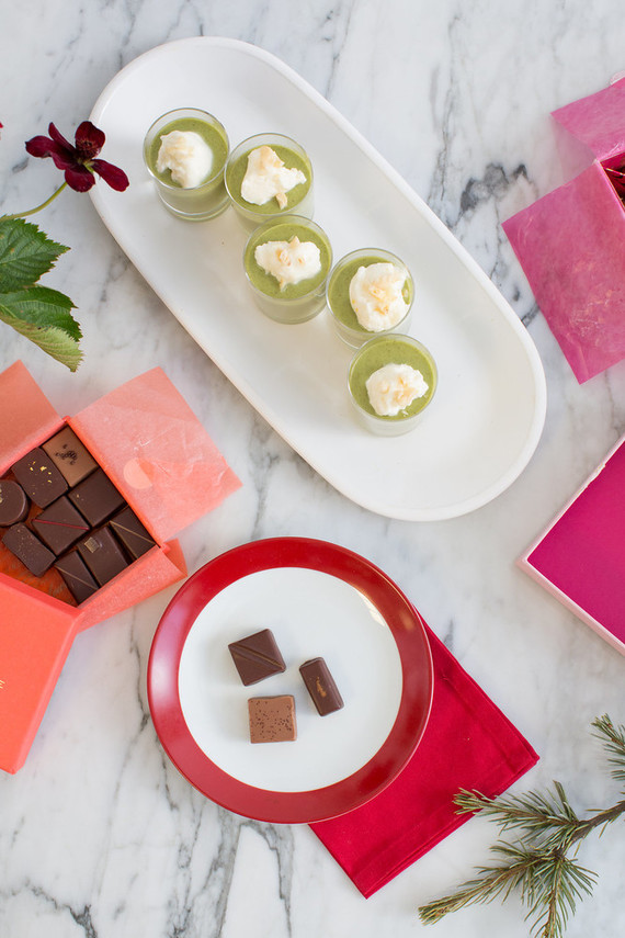 Retro holiday fondu party