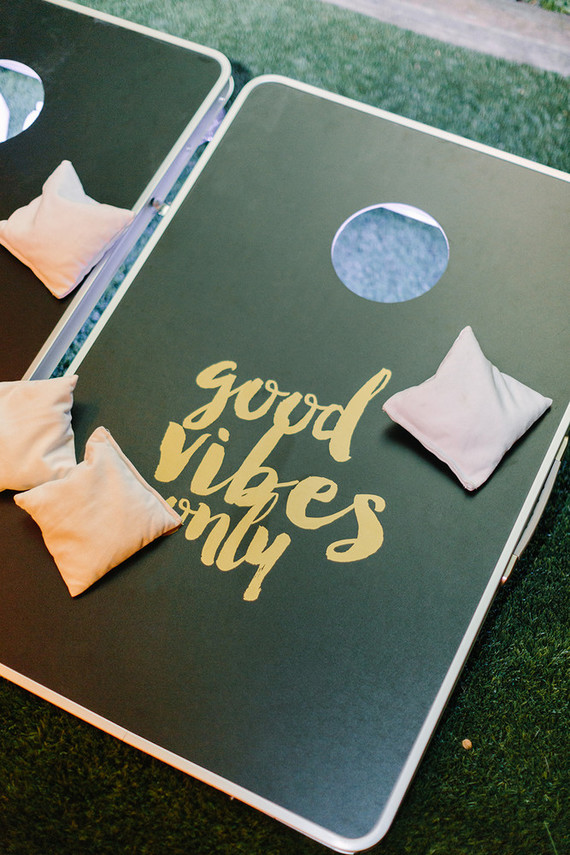 Custom corn hole