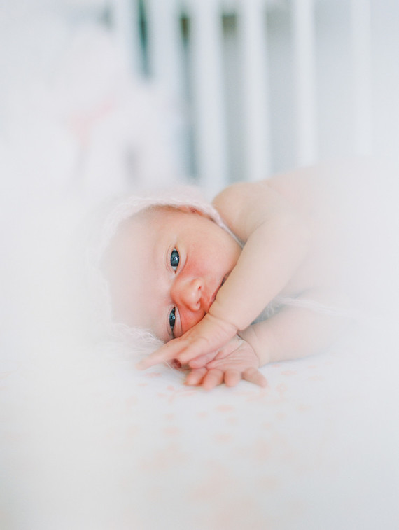 cozy winter newborn photos