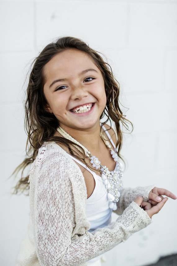 All white family photos