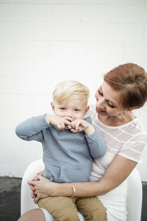 modern urban family photos