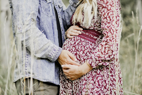 Boho rustic maternity photos