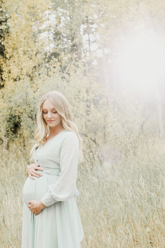 Boho rustic maternity photos