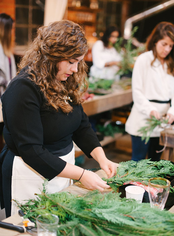 wreath making workshop