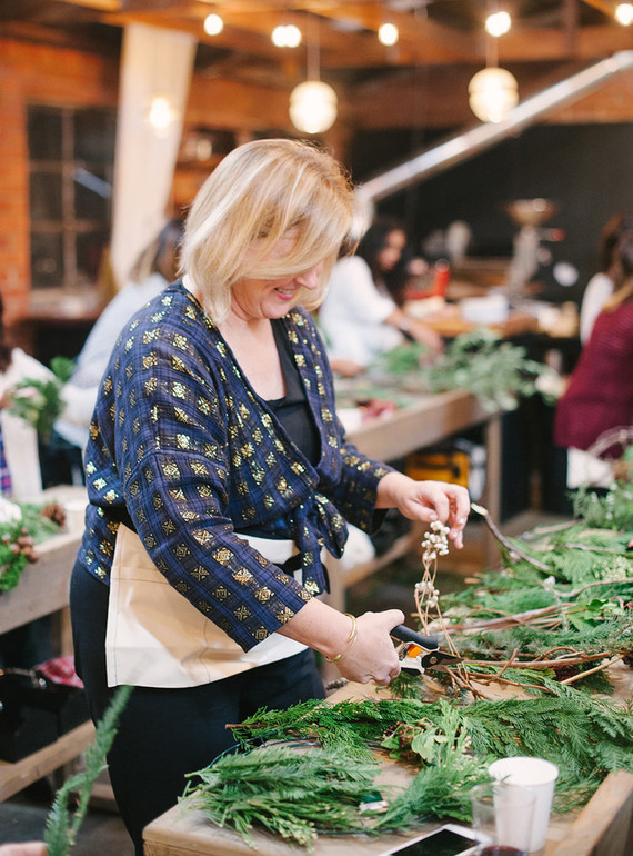 wreath making workshop Inspiration