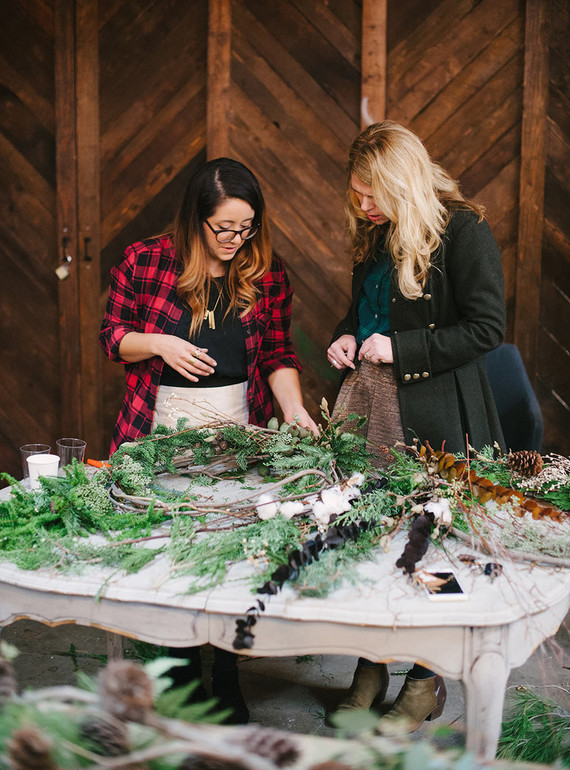 wreath making workshop Inspiration