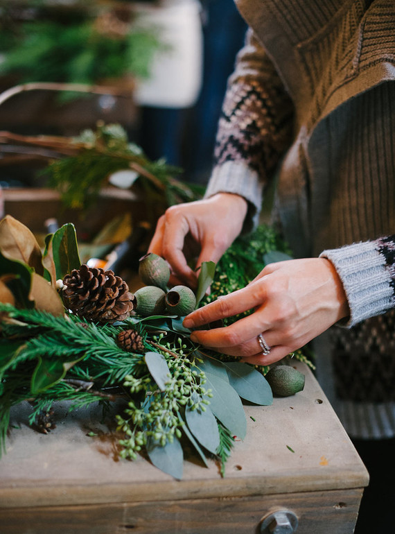 wreath making workshop Inspiration
