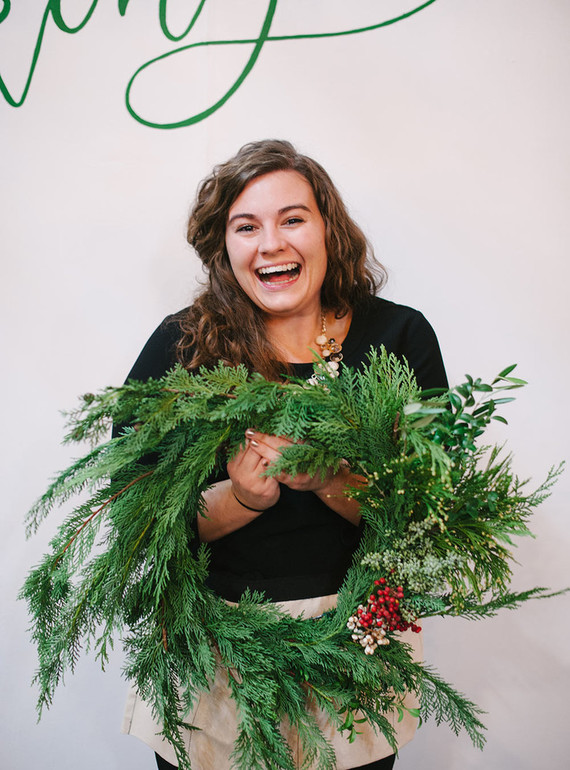 wreath making workshop Inspiration
