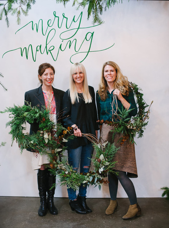 wreath making workshop Inspiration