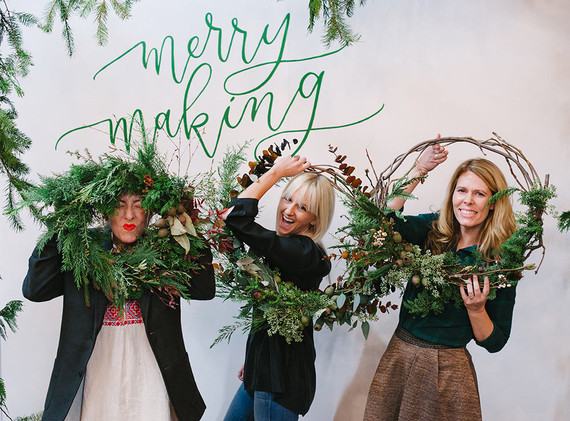 wreath making workshop Inspiration