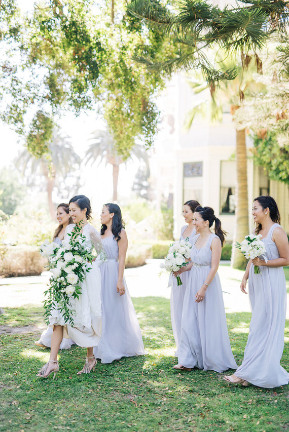 Lavendar bridesmaid dresses