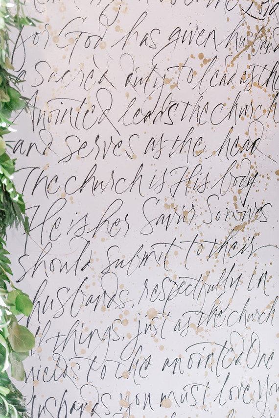 Calligraphy scroll