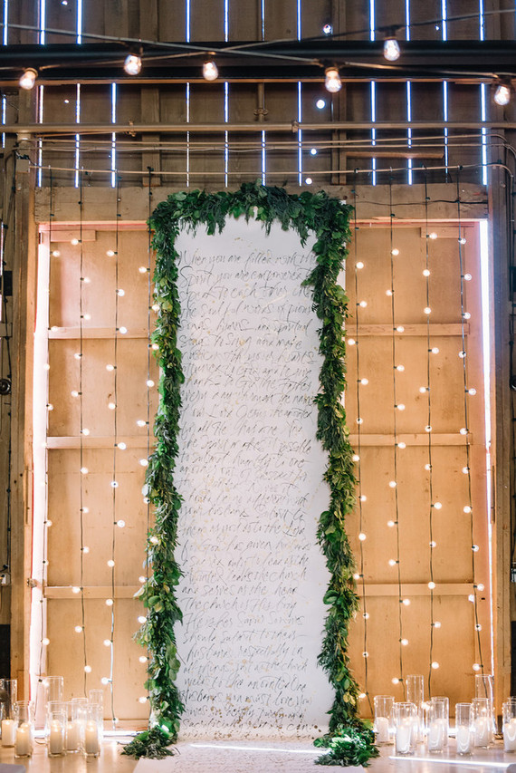 Calligraphy scroll ceremony backdrop Inspiration