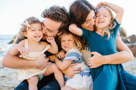 Beach family photos by Nicki Sebastian