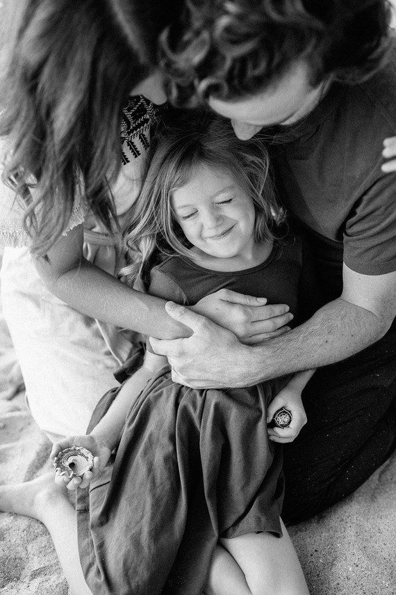 Beach family photos by Nicki Sebastian