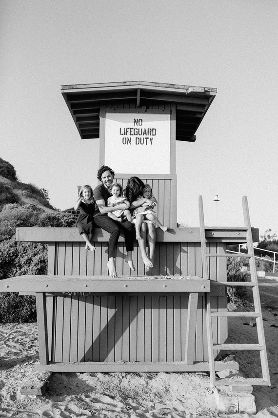 Beach family photos by Nicki Sebastian